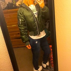 Nike Puffer Bomber Jacket